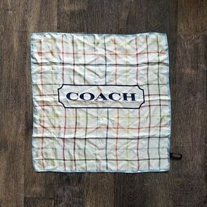 Coach Signature Plaid Scarf